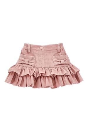 pink polyester skirt MONNALISA KIDS | 37F70068520090